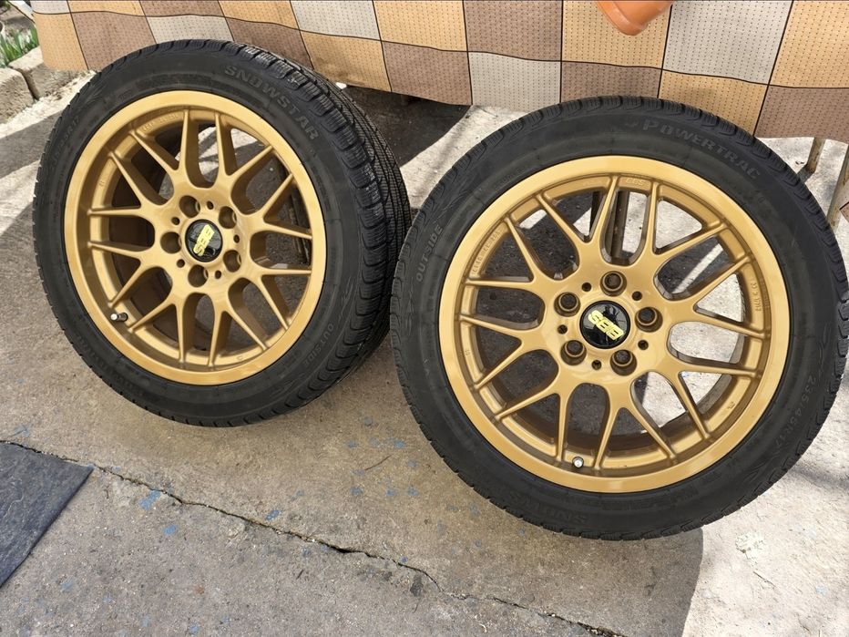 BBS RX203 17" 5x120 с зимни гуми