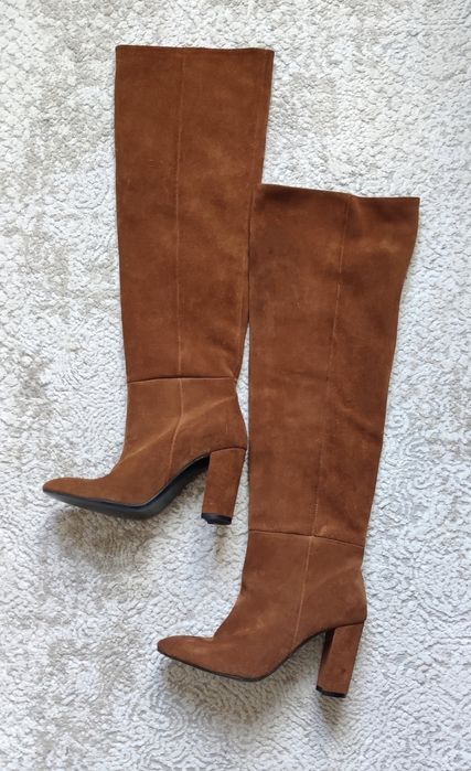 Cizme Stradivarius piele