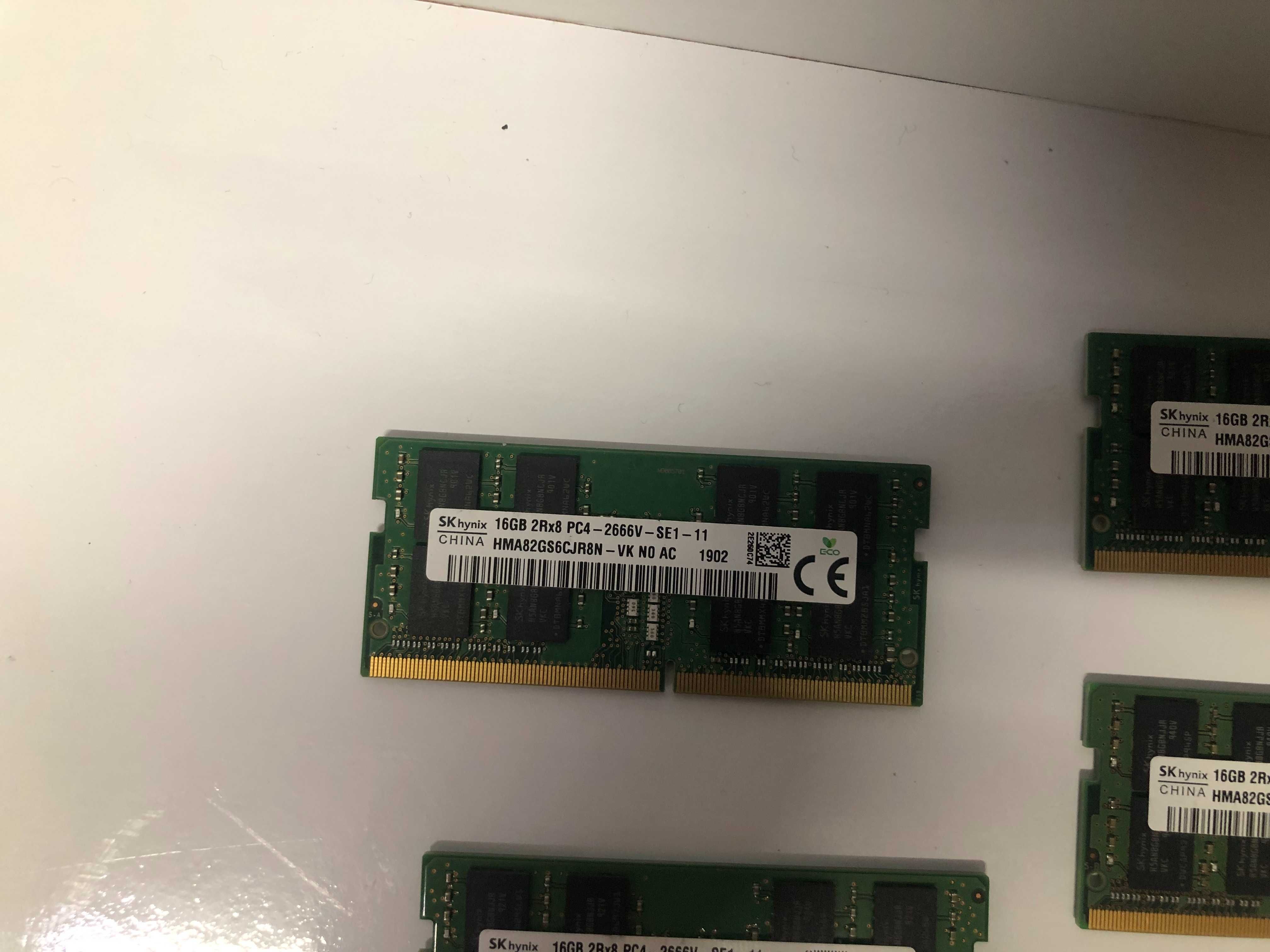 Memorii laptop Sodimm DDR4 16 Gb 2666 HYNIX HMA82GS6CJR8N, Garantie