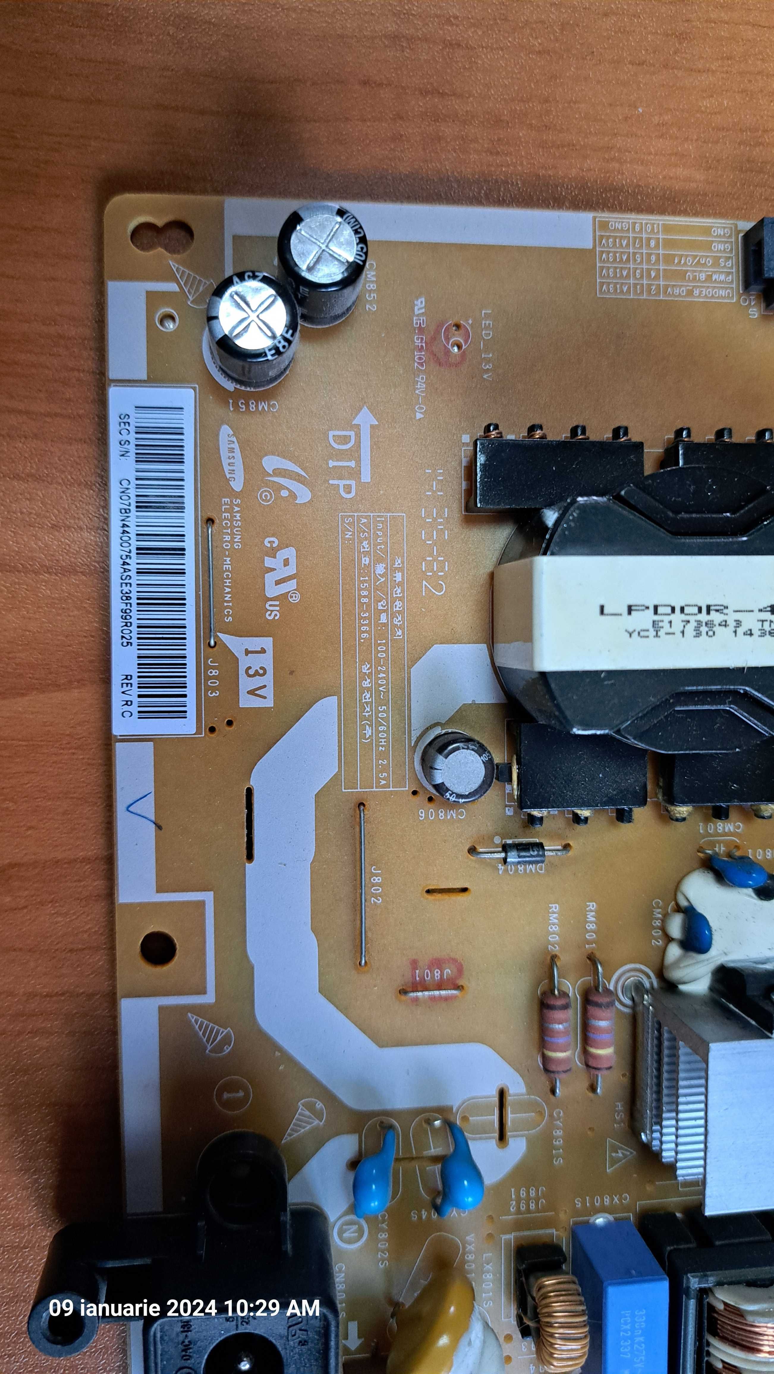 Piese Tv samsung 5203 40` sursa alim si placa baza