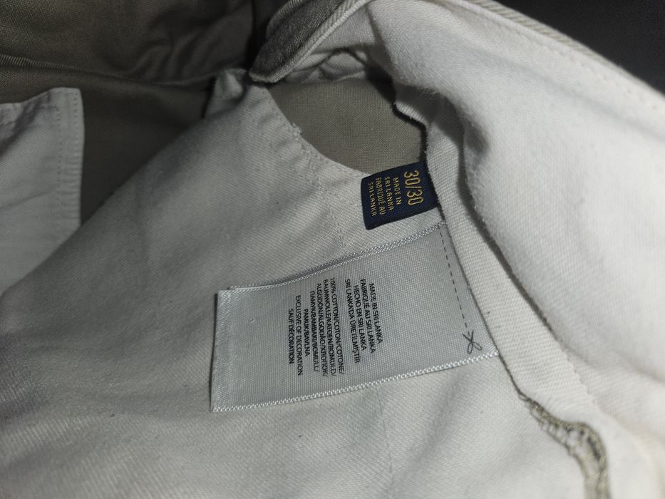 "POLO Ralp Lauren" blugi chinos noi crem