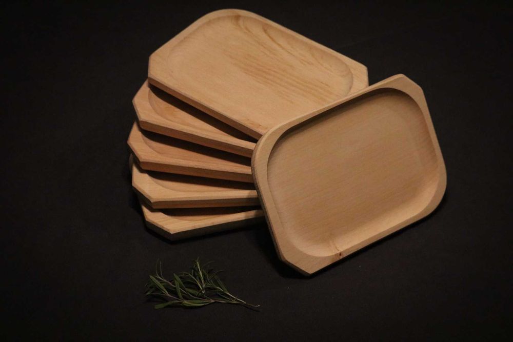 Set Platouri lemn 7 buc