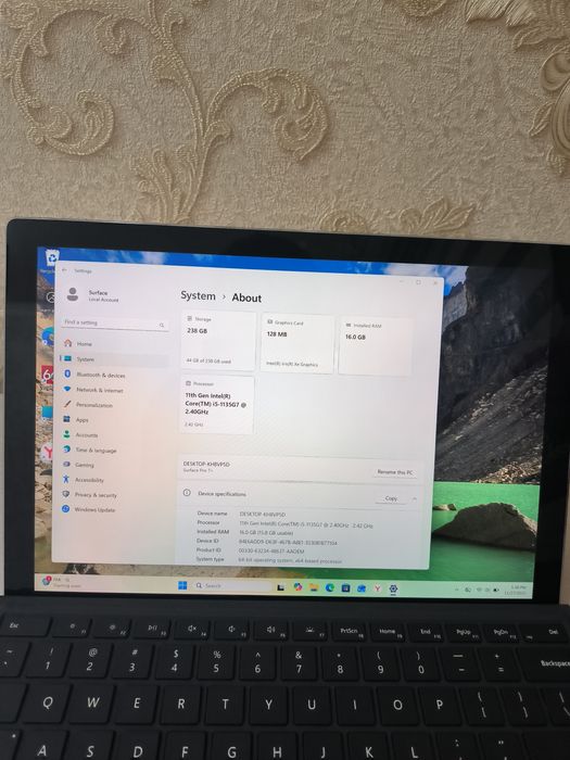 Microsoft Surface Pro 7 Plus 16GB 256GB