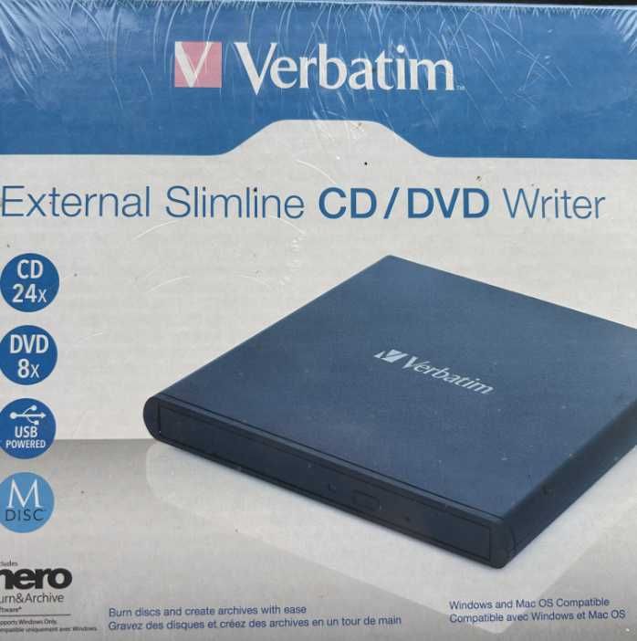 Vand DVD-CD extern Verbatim Slimline