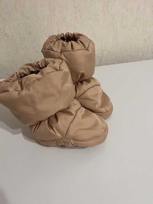 Зимние теплые пинетки