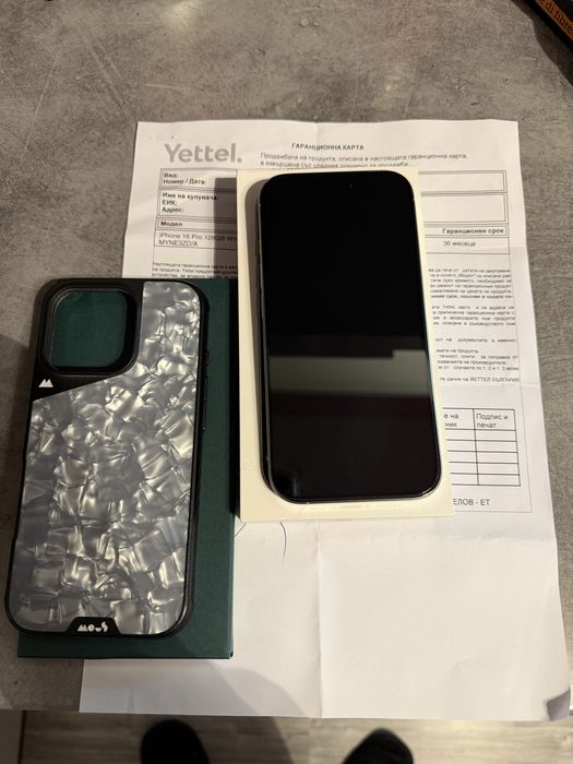 Iphone 16 Pro 128 GB white titanium Yettel