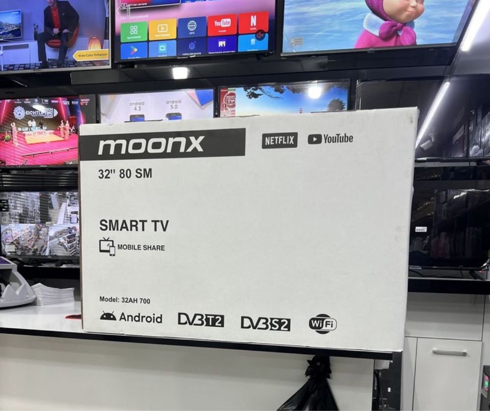 Телевизор Moonx 32/43/50/55 Smart Tv Доставка бесплатно