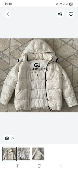 Продам подростковую зимнюю куртку для девочки 12-13 лет. Белый цвет