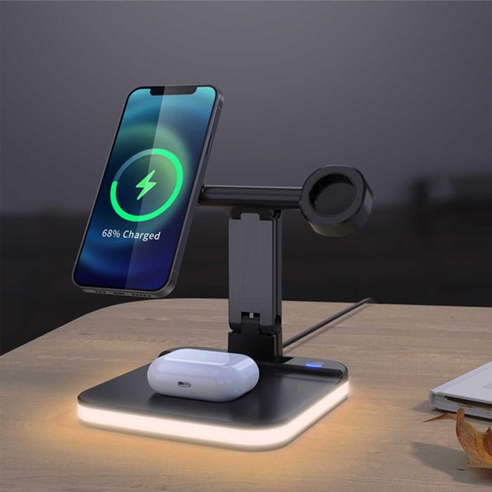 Incarcator wireless universal 5in1 Compatibil iOS 12, Android iQ