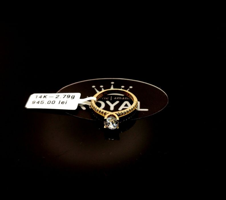 Bijuteria Royal inel din aur 14k 2.79 gr