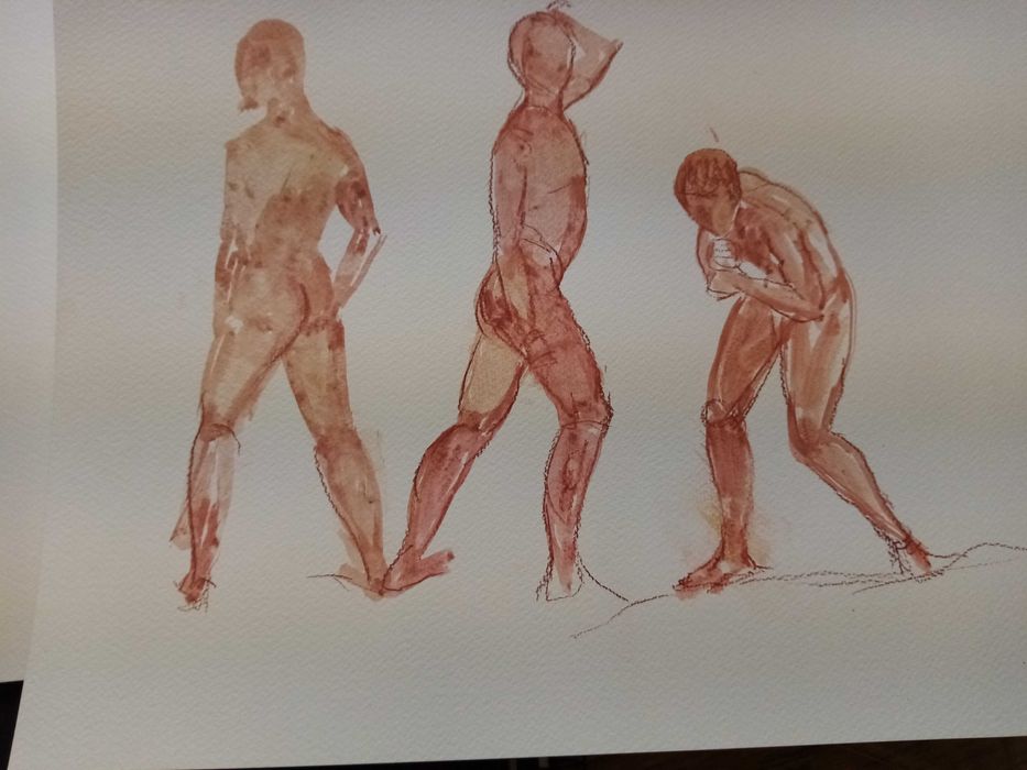 Model de Nud - Sculptură - Portret și Schiță