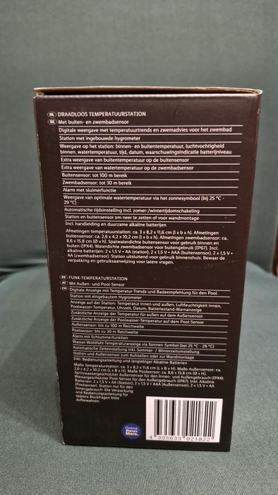 Vind Statie Meteo AURIOL cu 2 senzori