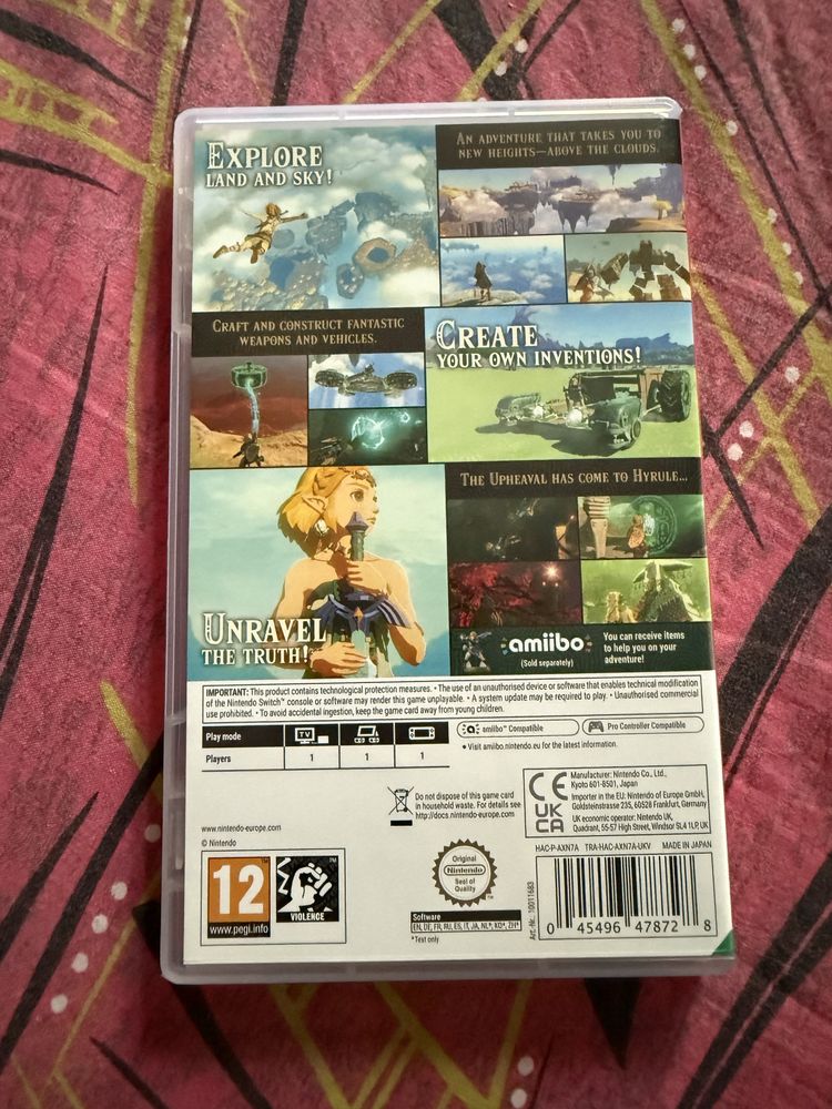 The legend of zelda tears of the kingdom за nintendo switch