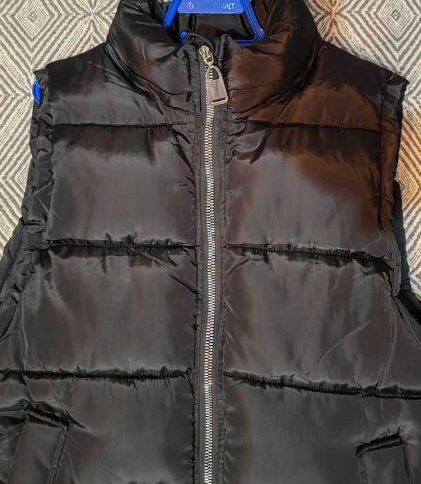 Дамски черен дълъг елек Radis