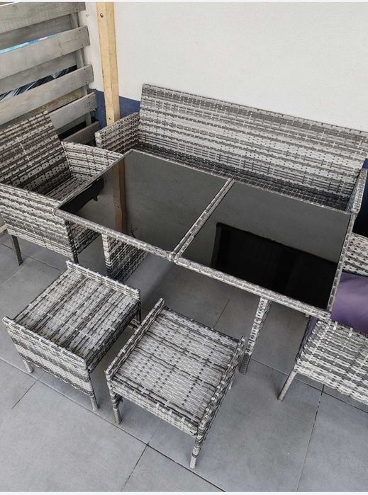 Set ratan pentru terasa