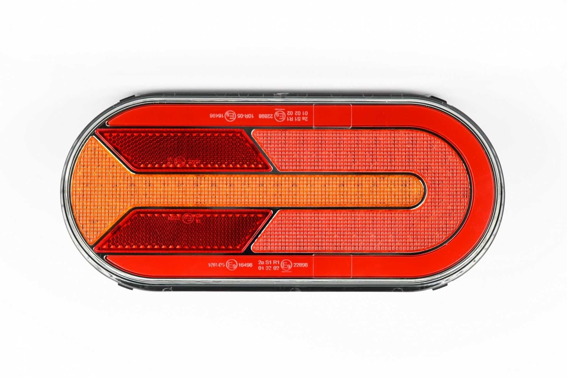 Комплект LED Стопове 25 см с динамичен мигач за ремарке бус каравана