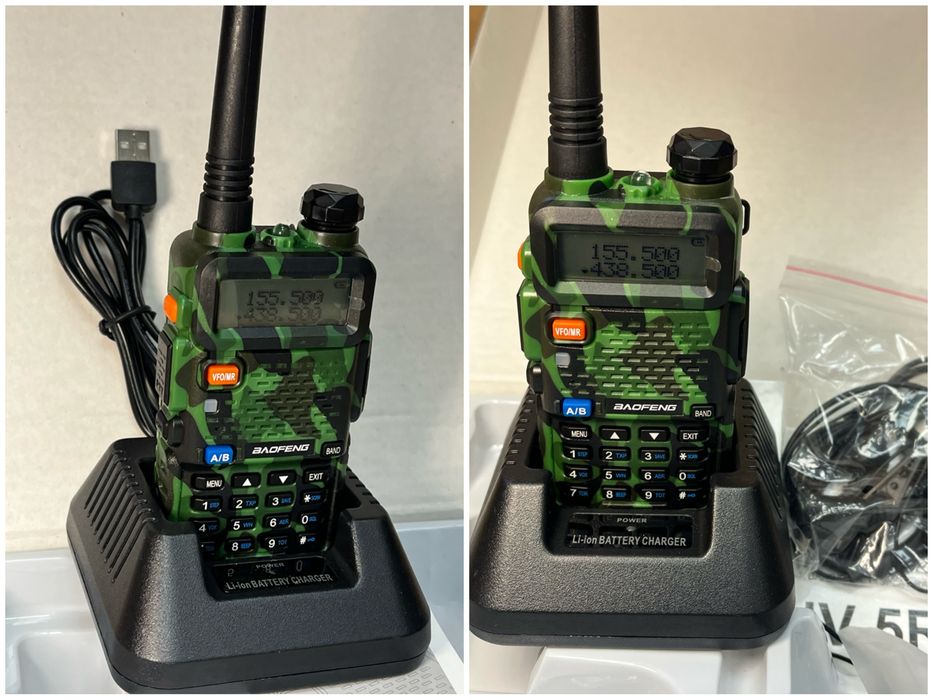 UV5R Baofeng Радиостанция 8W - 3 gen 2025walkie talkie  маскировъчен