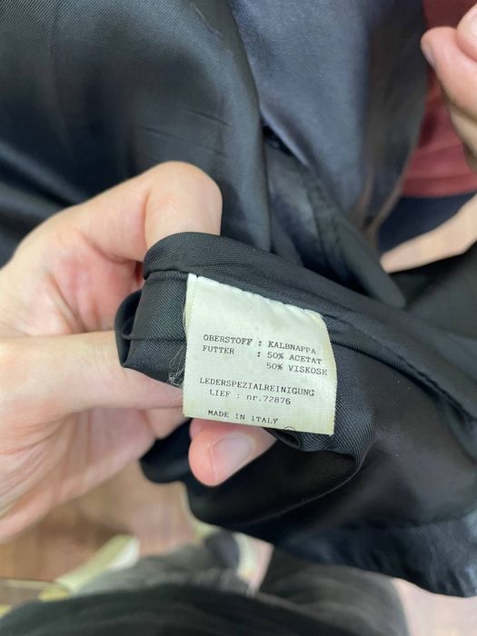 Куртка коженная итальянская