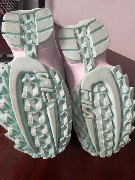 Adidași FIla Disruptor Flower WMN White/Blue Glass, mărimea 38