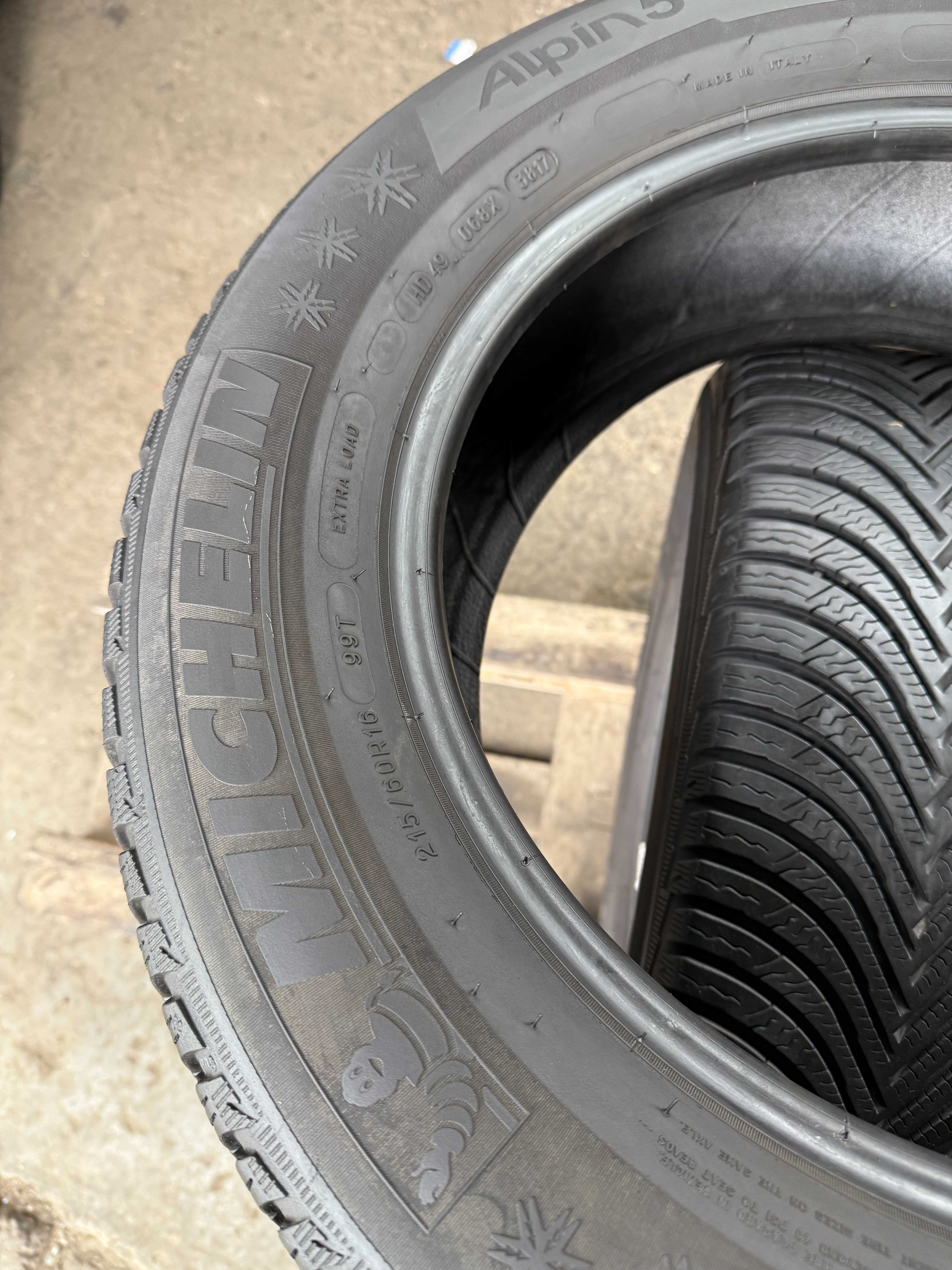 2x Anvelope Iarna 215/60 r16 - Michelin Alpin 5