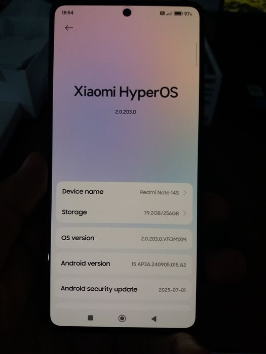 Redmi note 14S.    8/256 Gb