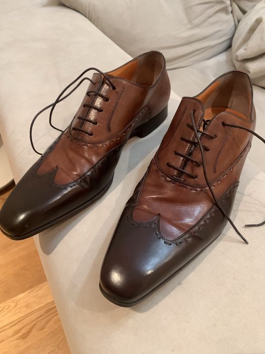 Итальянские туфли Santoni оригинал