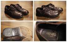 pantofi 43 piele naturala kenzo, pantofi de dans piele intoarsa