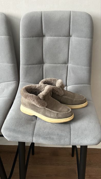 Зимние лоферы под Лоро Пиана (Натуральный мех)