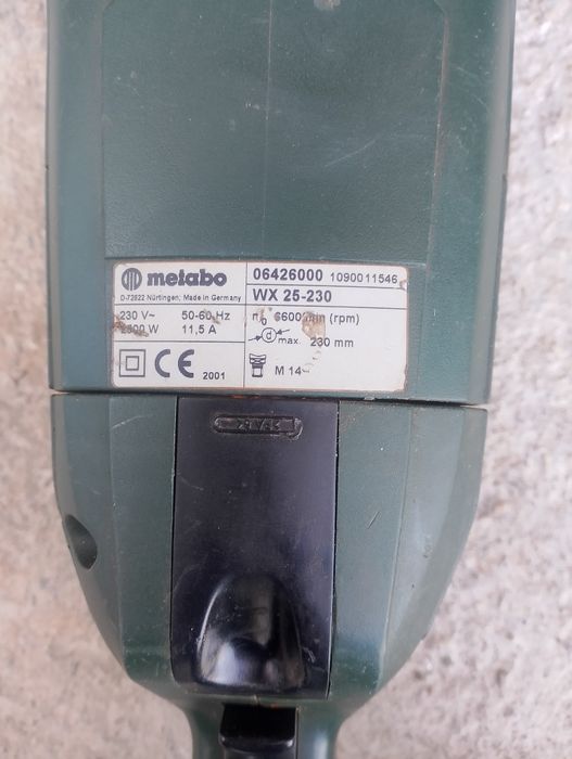 Ъглошлайф Metabo 2500 вата