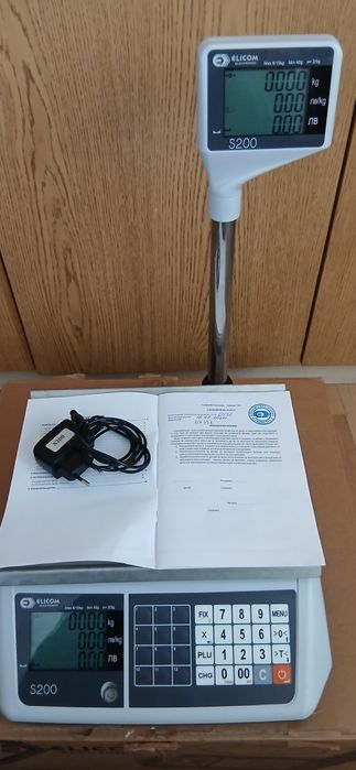 Електронна везна по БДС и НАП  Еликом S200 L 6/15 с локатор