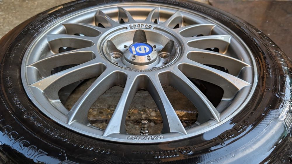 Jante sparco R16 echipate cu cauciucuri 205/55/16 iarna