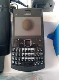 Телефон Nokia X2-01 QWERTY-клавиатура, microSD, Bluetooth. 0.3MP черен