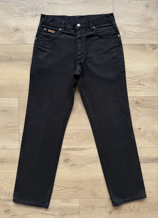 Blugi WRANGLER Texas 00s Negru Barbati | Marime 32 x 30 (Talie 80 cm)