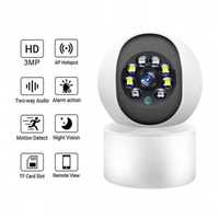 3MP SMART KAMERA WIFI БЕЗЖИЧНА, Микрофон и Говорител, LED Night Vision