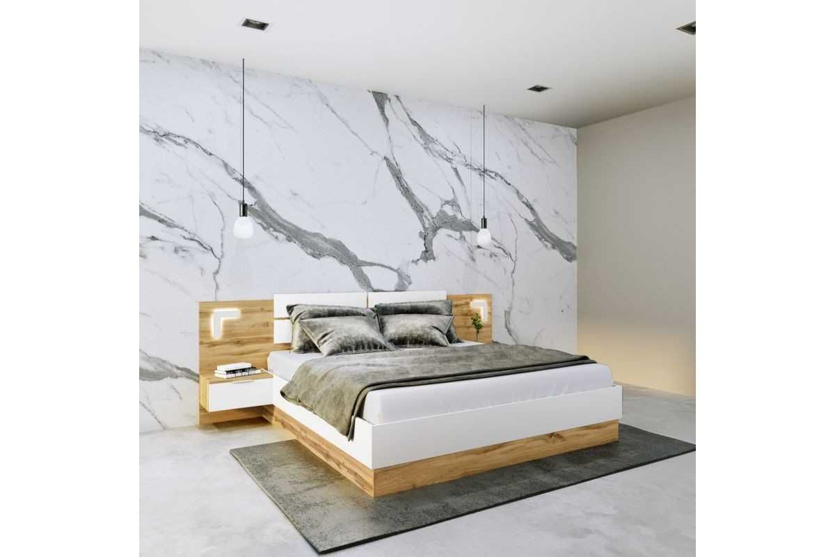 Спалня Pretty с LED осветление и повдигащ механизъм, 160x200см