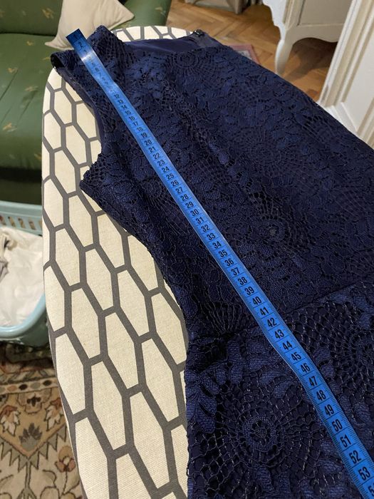 Rochie noua, bleumarin din dantela