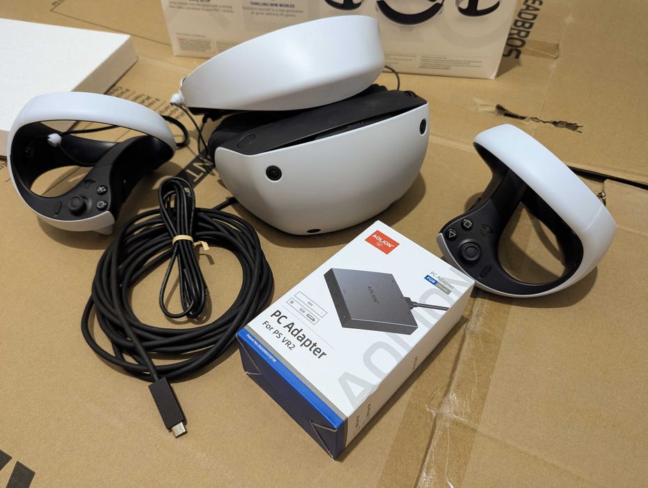 PlayStation VR2 / PSVR2 + Sense контроллеры + PCVR адаптер (для ПК)