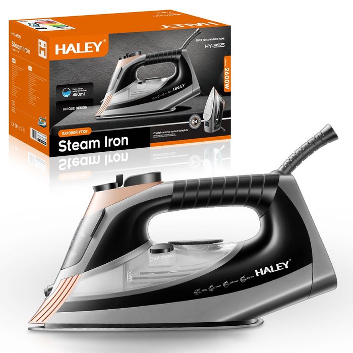 Супер абсолютно новый утюг Haley 255, dazmol