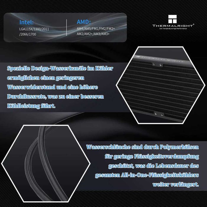 Cooler Apa Thermalright Frozen Notte 240 Black ARGB