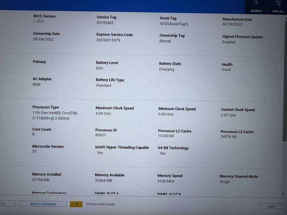 Dell Latitude 5421, 32 GB, touch screen