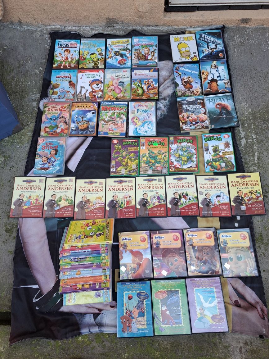 Colecții dvd-uri originale,  românești, străine, desene animate