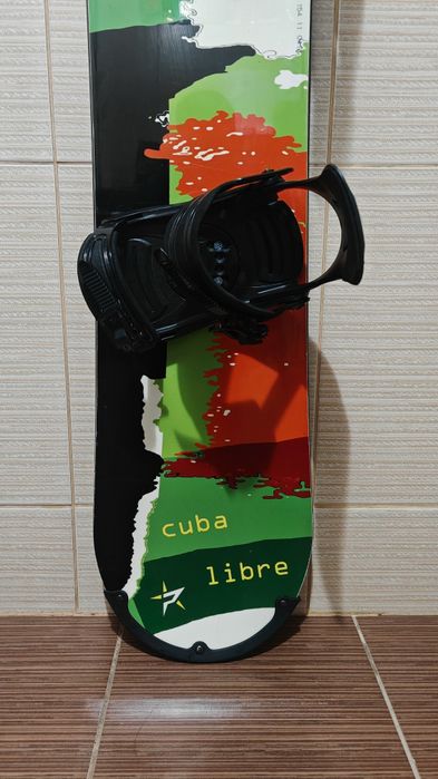 Placa snowboard Cuba libre 154 -155 -legaturi boots Burton