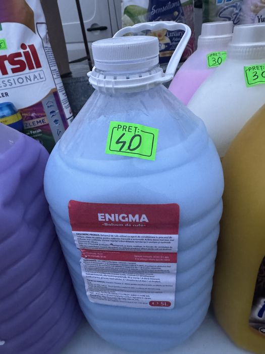 Detergent de rufe / balsam de rufe