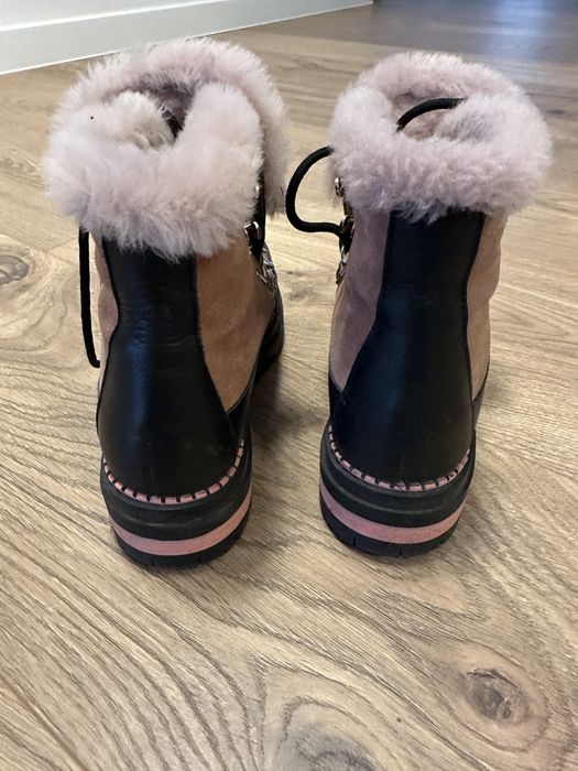 Ghete Benvenuti piele si blanuta, 38