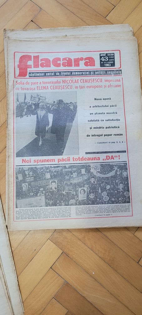 Revista flacara 1983 30 buc colectie