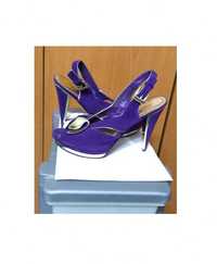 Pantofi/Sandale Anne Michelle UK elegante ,mov, toc inalt