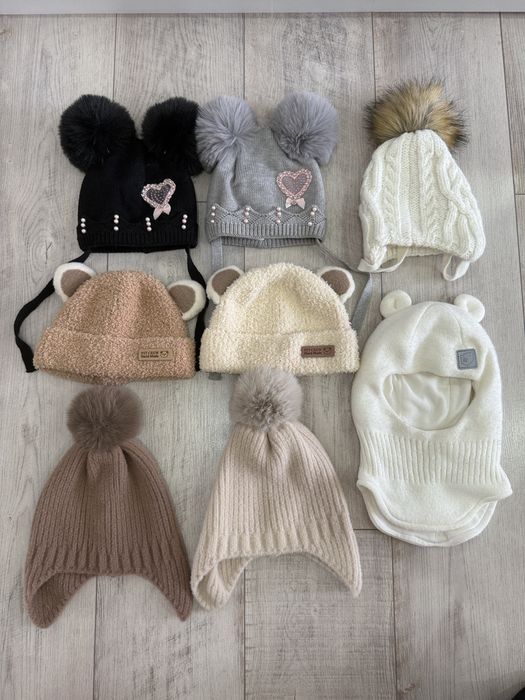 Шапки на разный возрост до 2 лет
