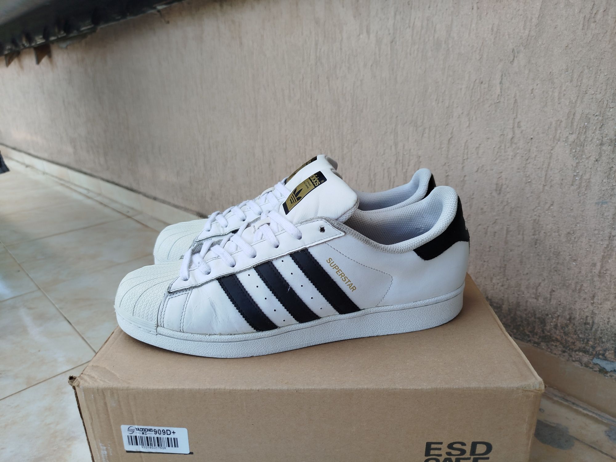 EU 46 Adidas Superstar Мъжки Спортни Обувки Кецове Маратонки