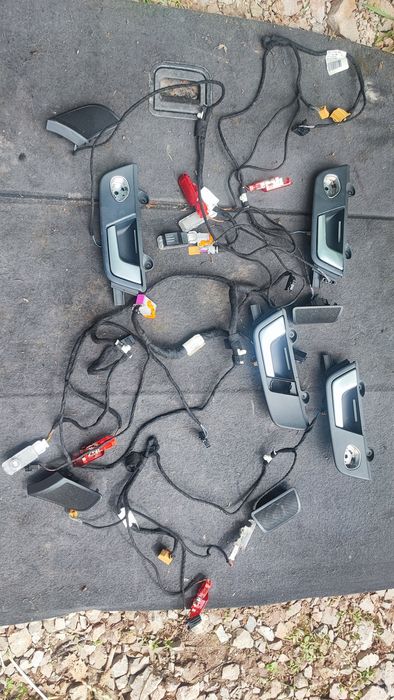 Дръжки с амбиентно осветление за Ауди А4 Б6/Б7