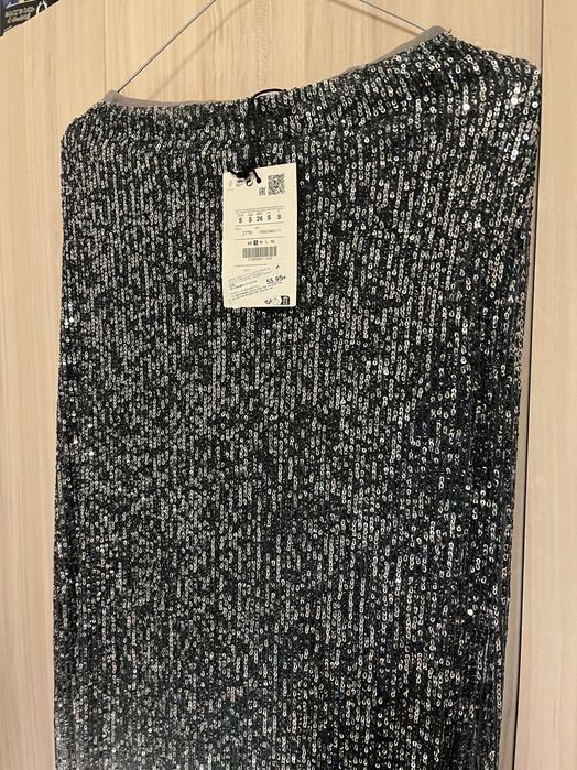 Пола паети сребриста